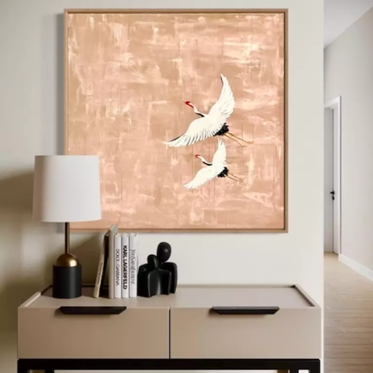 Hanging on the wall